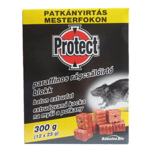 Protect Paraffinos rágcsálóírtó blokk 300g